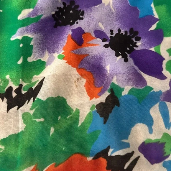 Silken by Berkshire vintage scarf - Picture 4 of 5